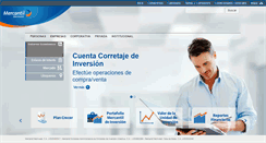 Desktop Screenshot of mercantilmerinvest.com