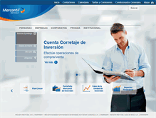 Tablet Screenshot of mercantilmerinvest.com